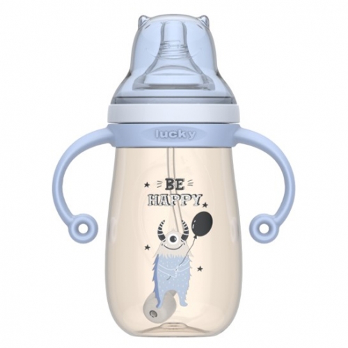 小怪物PPSU奶瓶240ml（淡水蓝色）